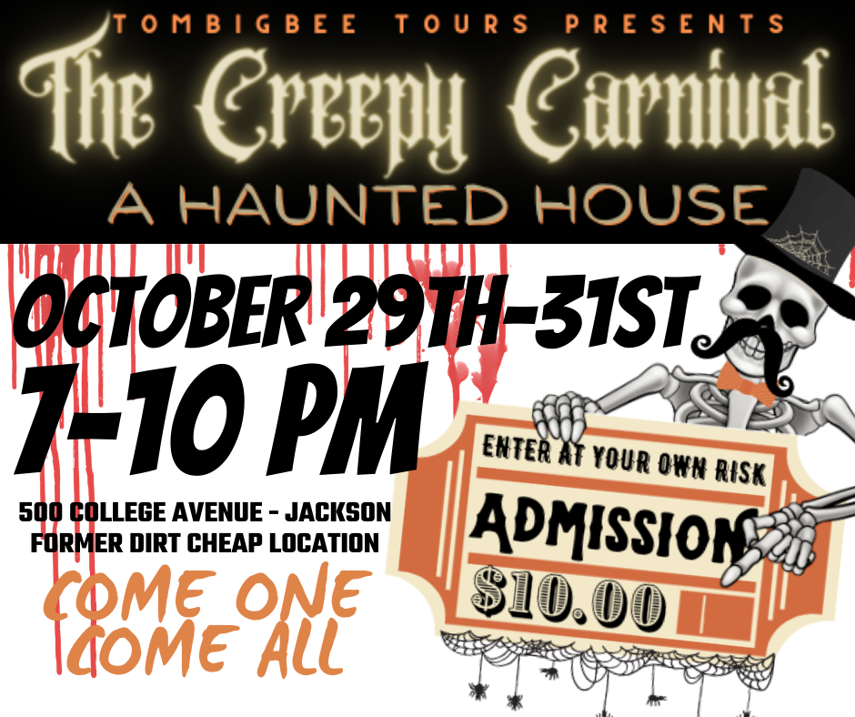 haunted house oct 29-31 old dirt cheap 7-10